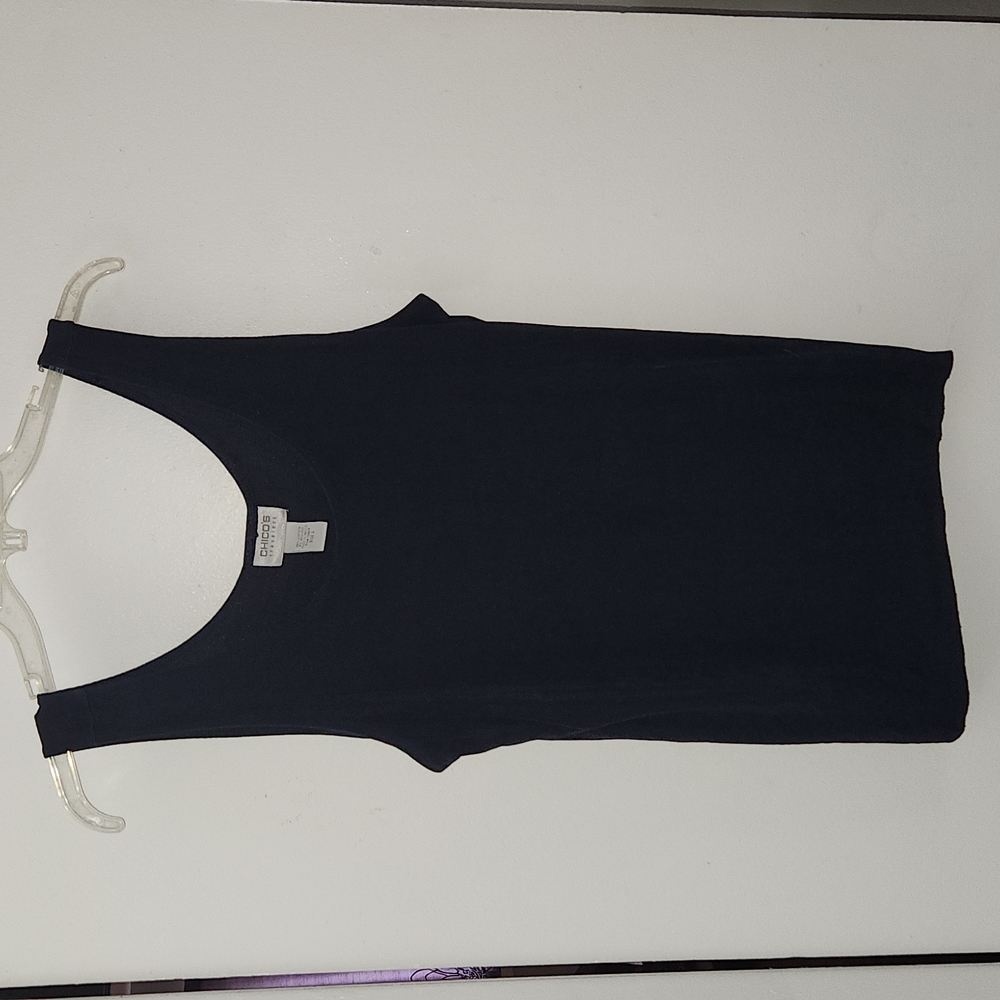 Navy blue  slinky tank top